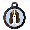 Basset Hound Dog Breed ID Tag